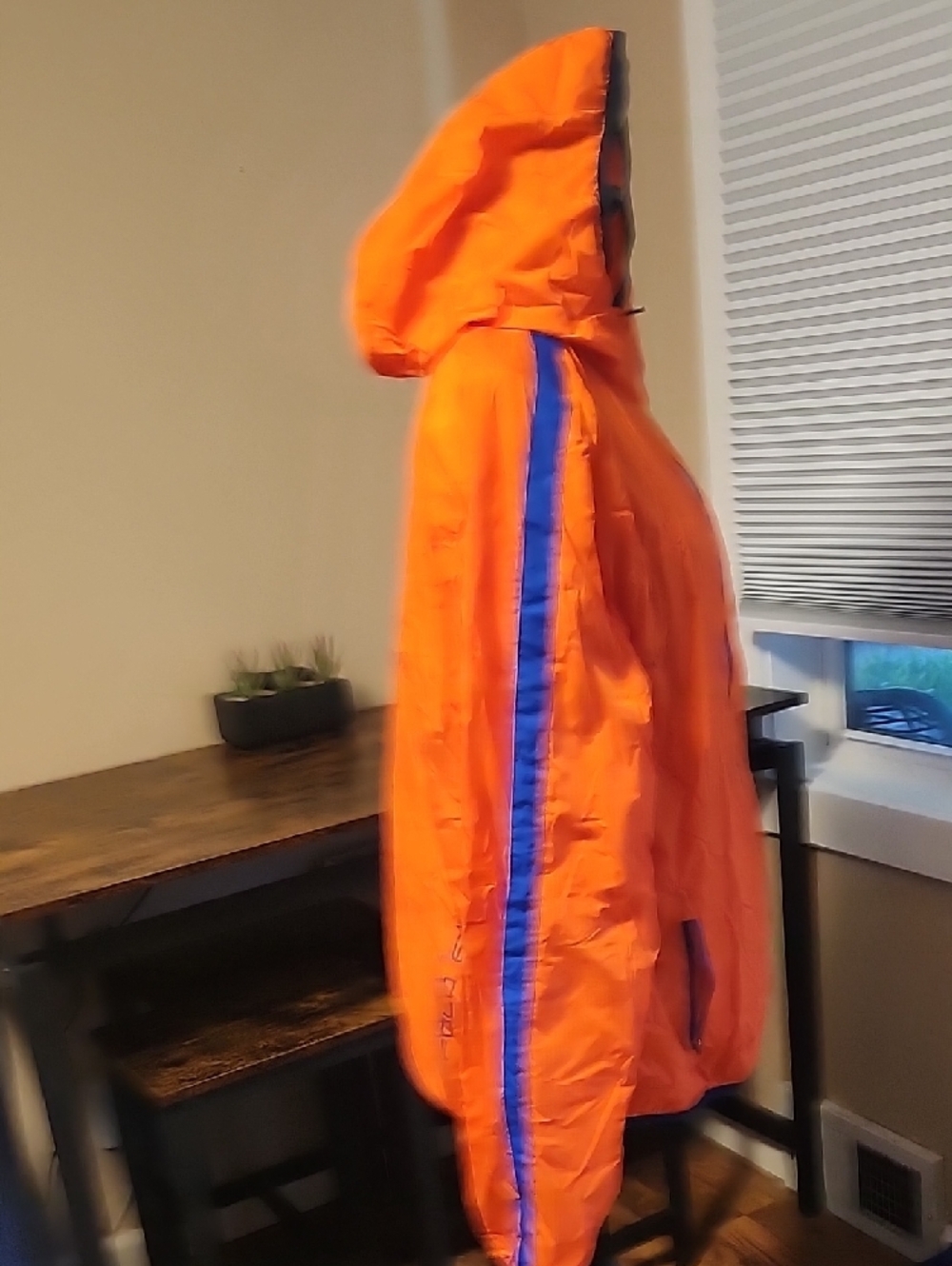 Polo by Ralph Lauren Orange and Blue Performance Hooded Jacket - Picture 8 of 9